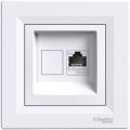 Компьютерная розетка Schneider Electric Asfora, Белая