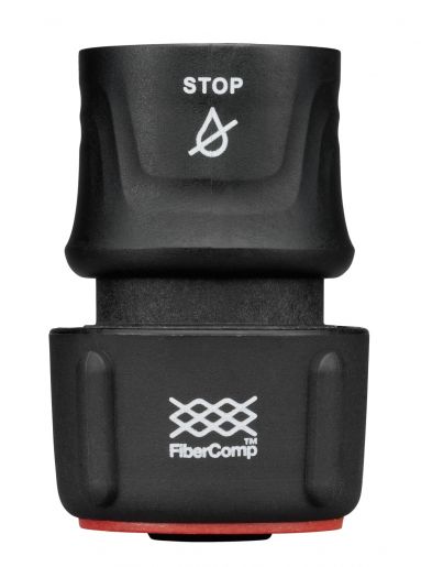 Конектор для шланг Fiskars FiberComp 3/4" з автостопом (1054790)