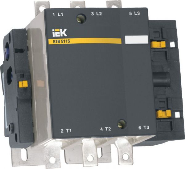 Контактор IEK КТІ-5150 150А 230В/АС 3NO (KKT50-150-230-10) Контактор IEK КТІ-5150 150А 230В/АС 3NO (KKT50-150-230-10)