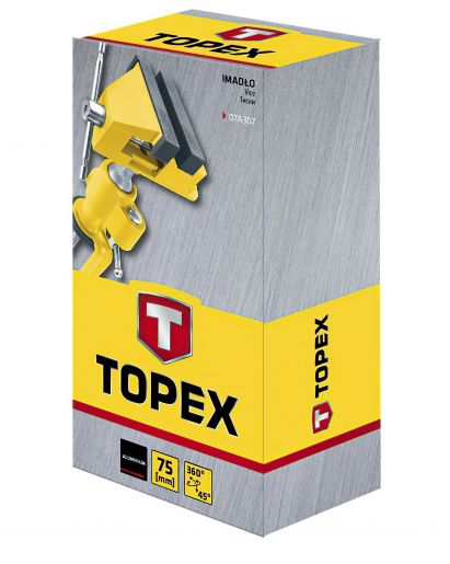 Тиски столярные TOPEX, поворотные, 50x75мм (07A307)