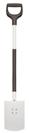Лопата Fiskars White, полегшена з заокругленим лезом, 105см, 1220г (1019601)