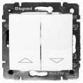Механізм керування жалюзі 2-клавішного з електронним блокуванням Legrand Valena 10А, Біла (774414)