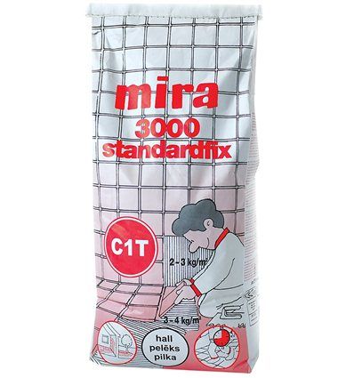Клей для плитки Mira 3000 Standardfix 25 кг