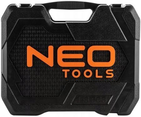 Набор инструментов Neo Tools, 1/2", 1/4", 143 единиц