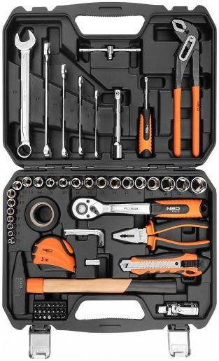 Набор инструментов Neo Tools, 1/2", 65 единиц