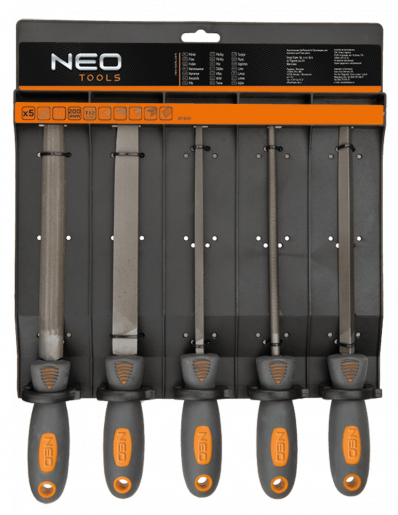 Напильники по металлу Neo Tools, 5шт (37-610)