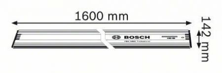 Направляюча шина Bosch FSN 1600, 1600мм (1.600.Z00.00F)