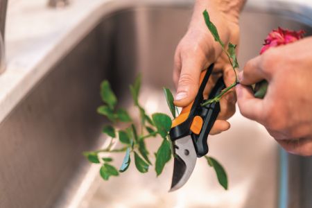 Ножницы для цветов Fiskars Solid SP14 (1051601)