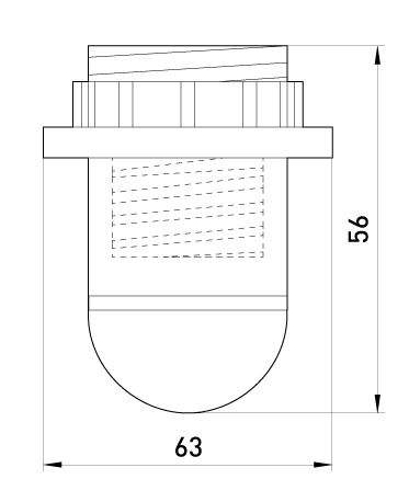 Патрон пластиковий E.NEXT, Е14, з гайкою, білий (s9100006)