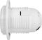 Патрон пластиковый E.NEXT e.lamp socket with nut.E27.pl.white, Е27, с гайкой, белый (s9100016)