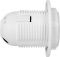 Патрон пластиковый E.NEXT e.lamp socket with nut.E27.pl.white, Е27, с гайкой, белый (s9100016)