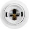 Патрон пластиковый E.NEXT e.lamp socket with nut.E27.pl.white, Е27, с гайкой, белый (s9100016)