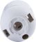 Патрон пластиковый E.NEXT e.lamp socket.E27.pl.white, Е27, белый (s9100017)