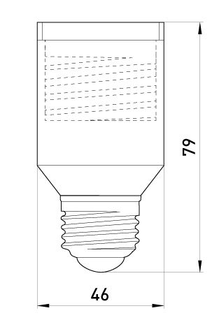 Переходник E.NEXT (e.lamp adapter.Е27/Е40.white), из патрона Е27 на Е40, (s9100015)