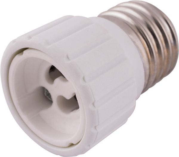 Перехідник з патрону Е27 на GU10 (s9100041) E.NEXT (e.lamp adapter.Е27/GU10.white) Перехідник з патрону Е27 на GU10 (s9100041) E.NEXT (e.lamp adapter.Е27/GU10.white)