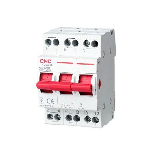 Перемикач навантаження CNC ELECTRIC YCBZ-40 3P 40A, (I-0-II) Перемикач навантаження CNC ELECTRIC YCBZ-40 3P 40A, (I-0-II)