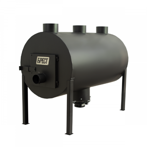 Печь-буржуйка Экожар Про 700 плюс с вентилятором (сталь 7 мм)