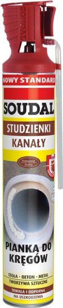 Пена для бетонных колец Soudal, 750мл Пена для бетонных колец Soudal, 750мл