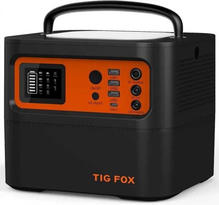 Портативная зарядная станция TIG FOX Portable 540 Wh питания до 8 часов