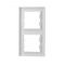 Рамка 2 поста Schneider Electric Asfora, белая, вертикальная (EPH5810221)