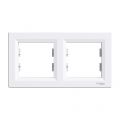Рамка 2 поста  Schneider Electric  Asfora, біла (EPH5800221)