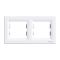 Рамка 2 поста Schneider Electric Asfora, белая (EPH5800221)