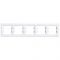 Рамка 5 поста Schneider Electric  Asfora, біла (EPH5800521)