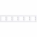 Рамка 6 поста Schneider Electric  Asfora, біла (EPH5800621)