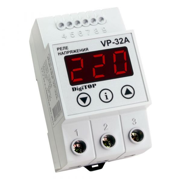Реле напруги DigiTOP VP-32A (4820118380131) Реле напруги DigiTOP VP-32A (4820118380131)