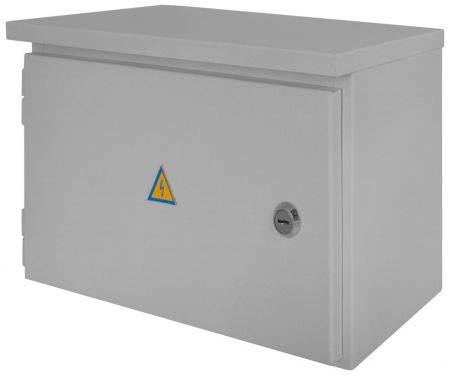 Щит розподільчий E.NEXT e.mbox.stand.n.15.z на 15 модулів, зовнішній, IP54, металевий з замком (s0100130)