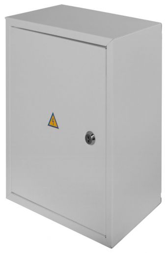 Щит розподільчий E.NEXT e.mbox.stand.n.24.z на 24 модулі, зовнішній, металевий з замком (s0100025)