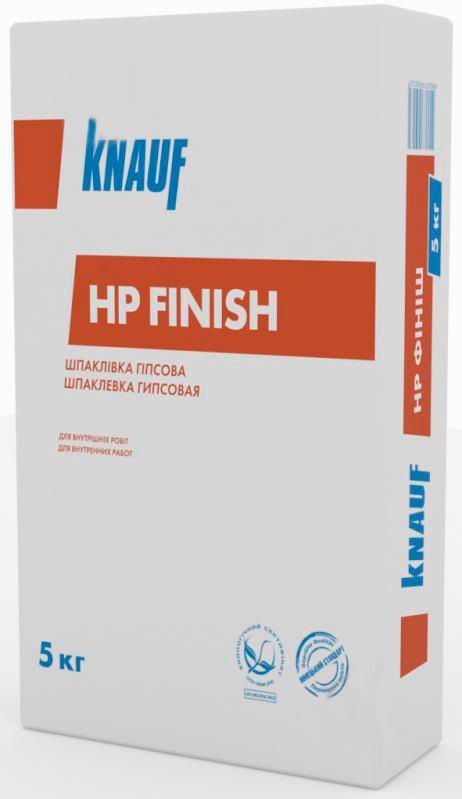 Шпаклівка гіпсова Knauf HP Finish, 5кг