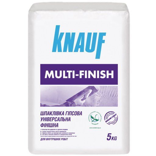 Шпаклівка гіпсова Knauf MULTI-FINISH, 5кг