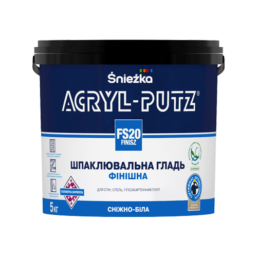 Шпаклевка Sniezka ACRYL-PUTZ ST10 START 2,5 кг Шпаклевка Sniezka ACRYL-PUTZ ST10 START 2,5 кг