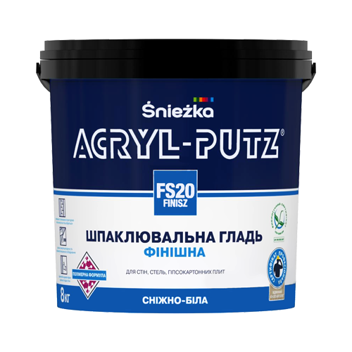 Шпаклевка Sniezka ACRYL-PUTZ ST10 START 2,5 кг Шпаклевка Sniezka ACRYL-PUTZ ST10 START 2,5 кг