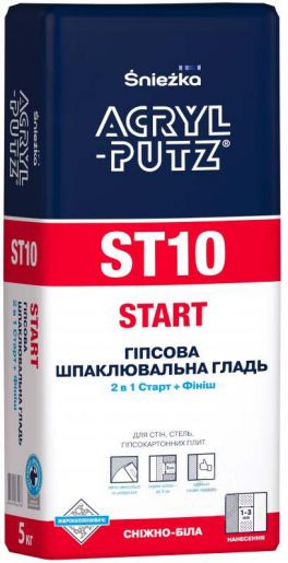 Шпаклівка Sniezka ACRYL-PUTZ ST10 START, 5кг