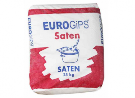 Штукатурка гіпсова EuroGips Saten, 25кг