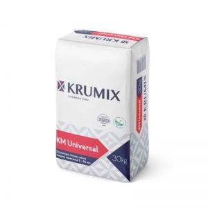 Штукатурка гіпсова Krumix КМ Universal, 30кг Штукатурка гіпсова Krumix КМ Universal, 30кг
