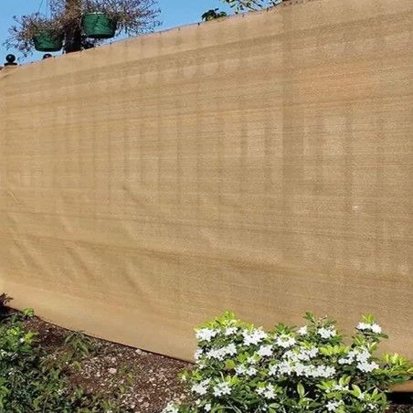 Сітка захисна HDPE.beige, 1.9x50м, бежева, щільність 140г/кв.м (an000027)