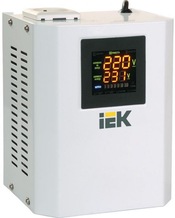 Стабілізатор напруги IEK BOILER 500 ВА (IVS24-1-00500) Стабілізатор напруги IEK BOILER 500 ВА (IVS24-1-00500)