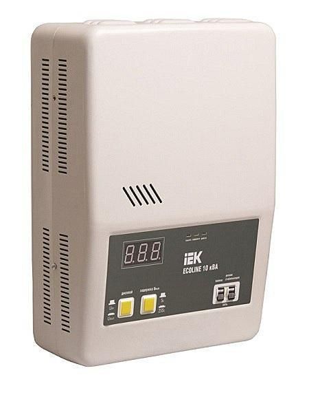 Стабілізатор напруги IEK Ecoline 10кВА (IVS27-1-10000) Стабілізатор напруги IEK Ecoline 10кВА (IVS27-1-10000)