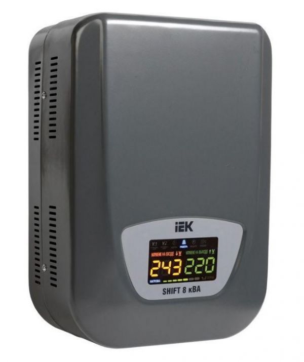 Стабілізатор напруги IEK Shift 8кВА (IVS12-1-08000) Стабілізатор напруги IEK Shift 8кВА (IVS12-1-08000)