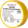 Стрічка ізоляційна, жовта, 20м (s022012) e.tape.stand.20.yellow E.NEXT