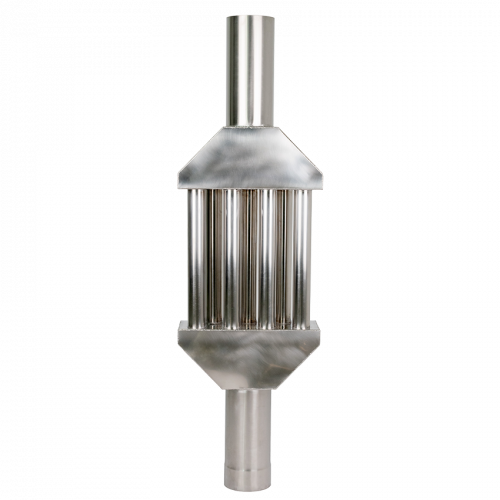 Теплообмінник на димар 110мм, нержавіюча сталь (30010126)