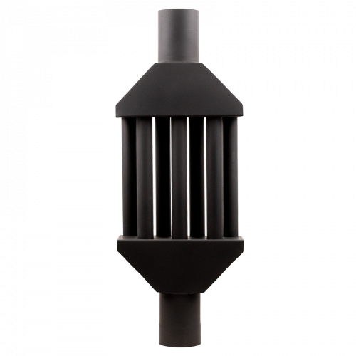 Теплообмінник на димар 110мм, нержавіюча сталь, чорний (30030068)