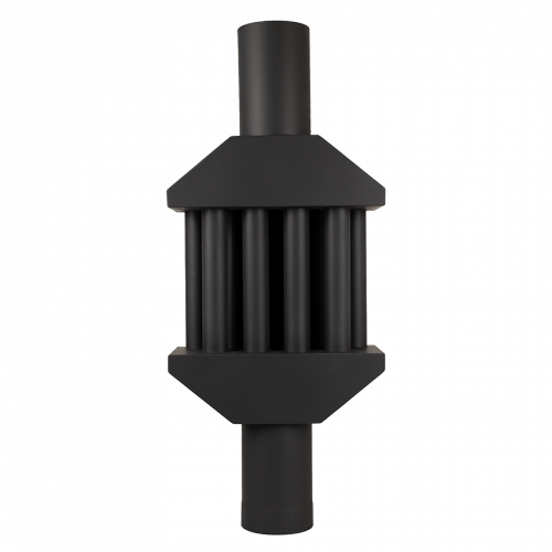 Теплообмінник на димар 130мм, нержавіюча сталь, чорний (30010127)