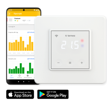Терморегулятор Terneo SX, Wi-Fi, 16А, 3000ВА (4820120221200)