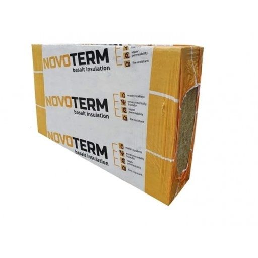 Базальтовый утеплитель NОVO TERM, 100х600х1000 мм, пл.135 (1.2 м.кв.) Базальтовый утеплитель NОVO TERM, 100х600х1000 мм, пл.135 (1.2 м.кв.)