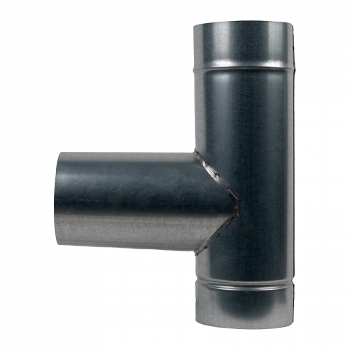 Трійник оцинкований 90°, діаметр 110мм, товщина 0.5мм (30030080)