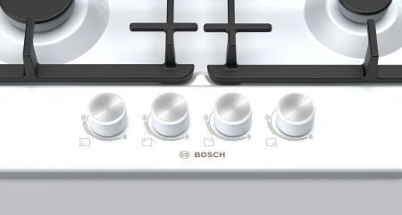 Варильна поверхня Bosch PGP6B2O92R, газова, емальована сталь, 58.2см